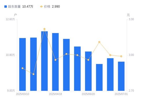 平潭發展A股股東結構變動分析 股東戶數減少，戶均持股提升